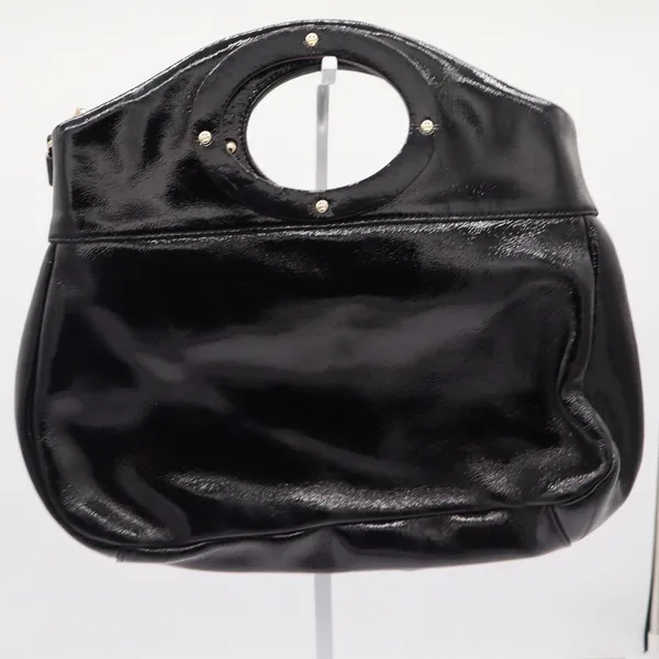 Kate Spade Handbag Womens Large Patent Leather Black Cutout Handle Excellent - Image 5
