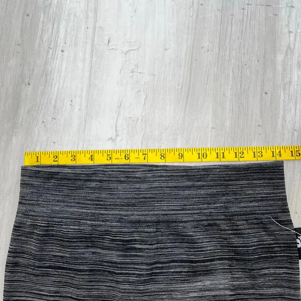 Just Cozy Black Gray Stretch Faux Fur Lined Warm Basic Winter Pull On Leggings - Image 7