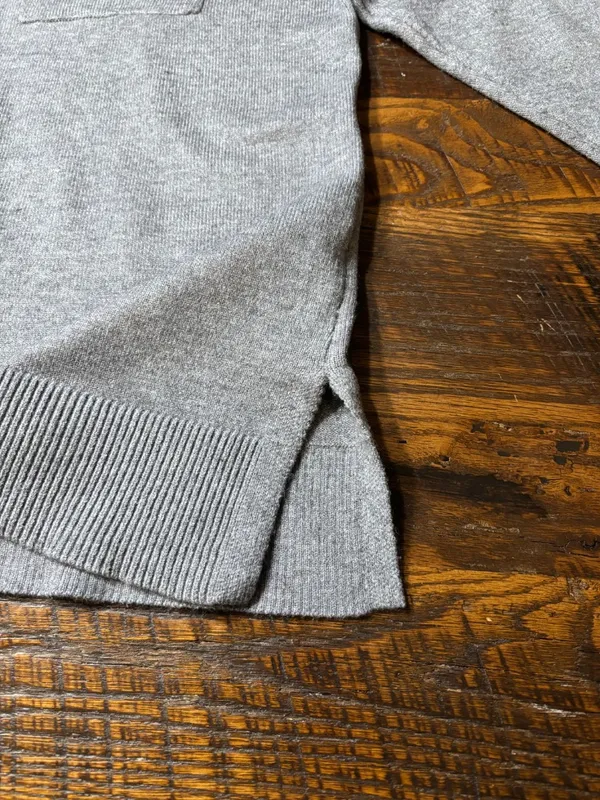 Ladies Gray Sofy Tunic Sweater XL - like new - Image 6
