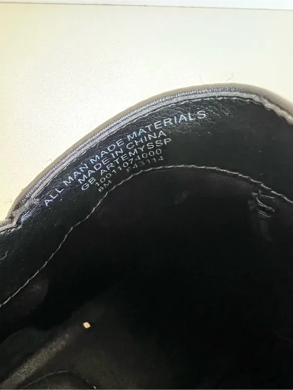Giani Bernini Artmyss Padded Insole Faux Leather Ankle Boots Black Size 6 - Image 7