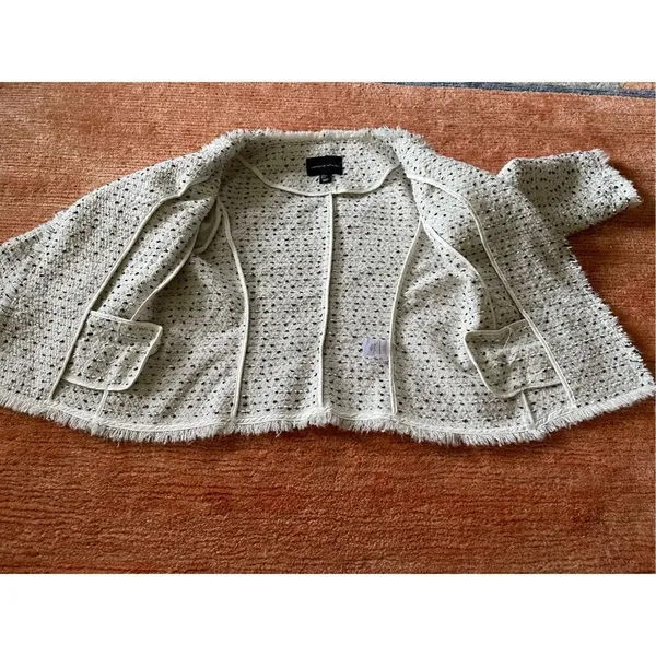 Adrienne Vittadini Tweed Blazer S - Image 8