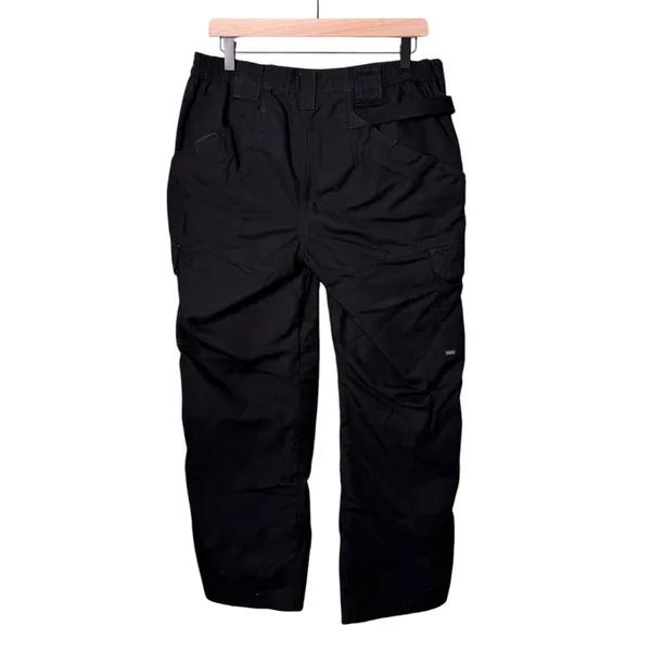 5.11 Tactical Women’s Taclite Pro Ripstop Pants Work Tactical Pant Black Size 12 - Image 3