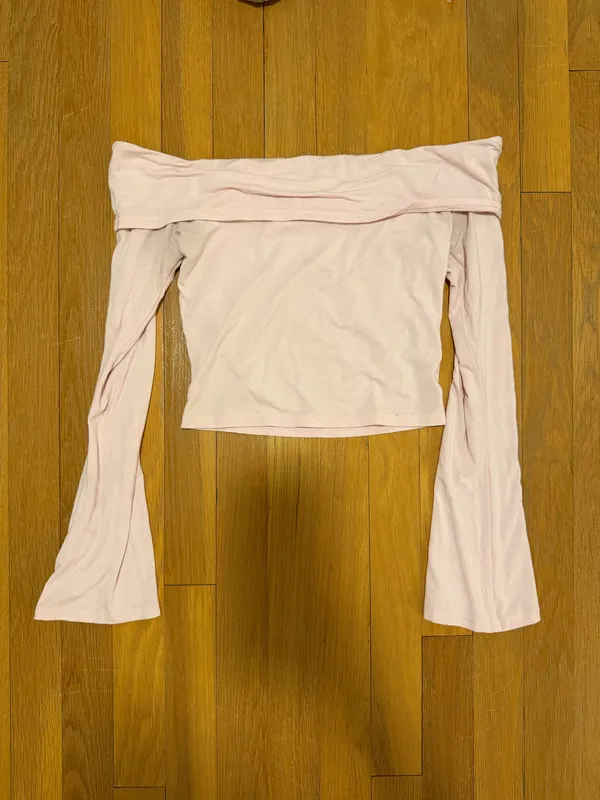 Light Pink White Fox Boutique Top - Image 2