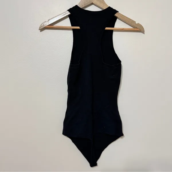 Abercrombie & Fitch Knit High-Neck Bodysuit Size Small Ribbed Sweater - Image 5