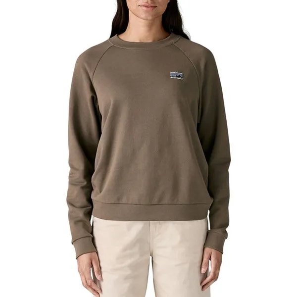Patagonia Women Regenerative Organic Cotton Crew Top Marlow Brown Small NWT - Image 10