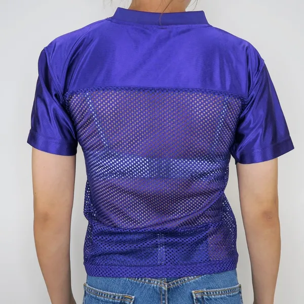 Vintage 90s Kansas State Purple Football Jersey - Image 4