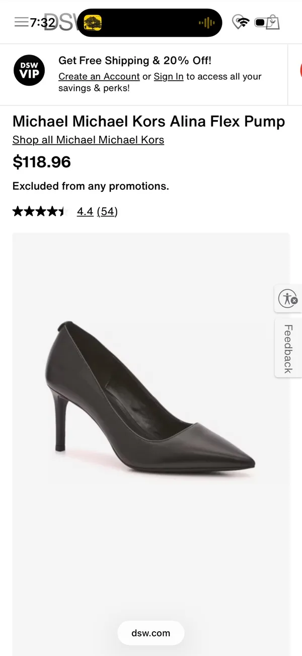 Michael Kors Alina Flex Pumps Black Leather - Image 4