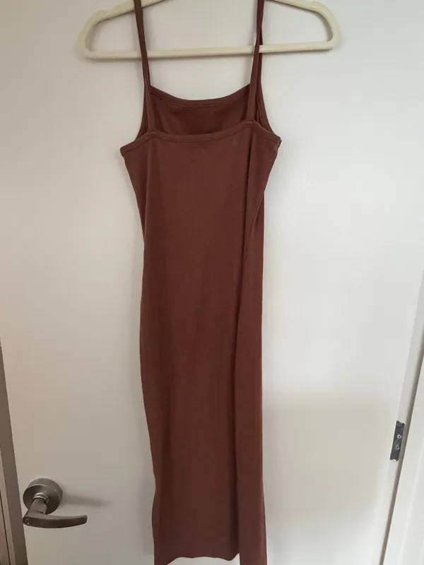 Brown Midi Dress - Image 2