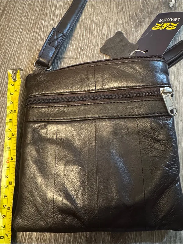 R&R Black Leather Crossbody - Image 4