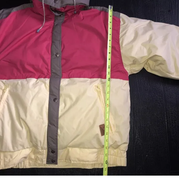 SWAN Vintage Genuine Feather Down Fill Ski Puffer Coat Hooded XL women’s - Image 4
