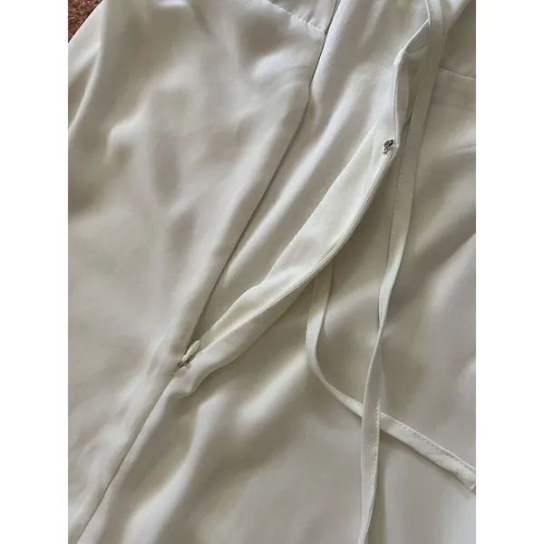 TOBI Ivory Sleeveless lined Maxi Sexy Women’s Dress Size Small - Image 9