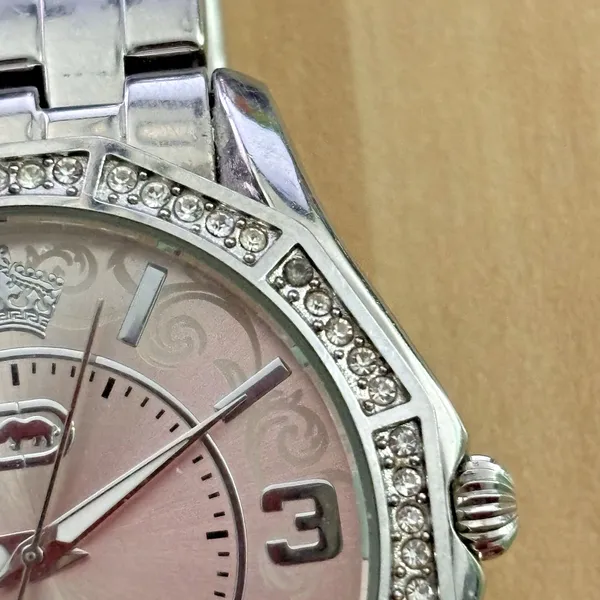Marc Echo Rhino Dynasty Watch Ladies Women's Pink Face Water Resistant Japan - Image 7
