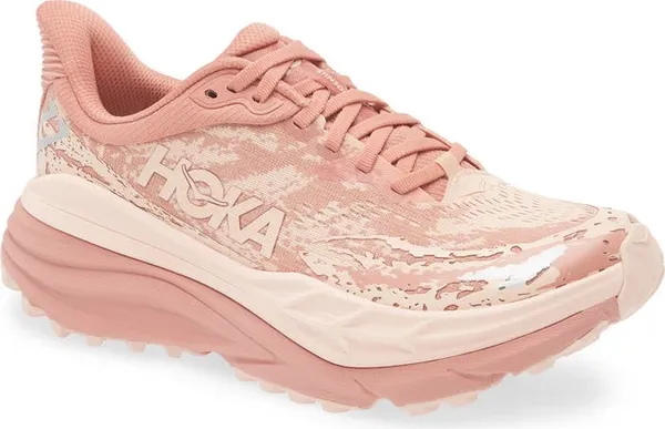 Hoka Stinson ATR 7 Trail Running Shoe Rose Latte Blossom 8.5 - Image 10