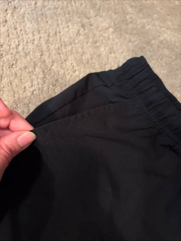 Women’s Black Drawstring Athletic Shorts - Image 3