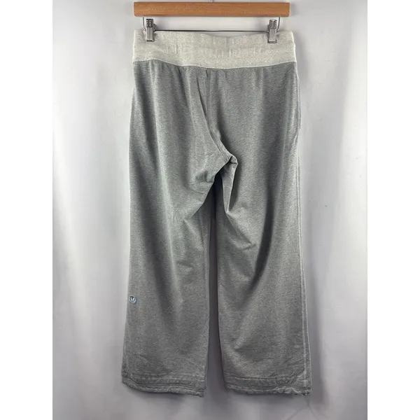 Women’s LuluLemon Size 8 Gray Wide Leg Lounge Pants - Image 3