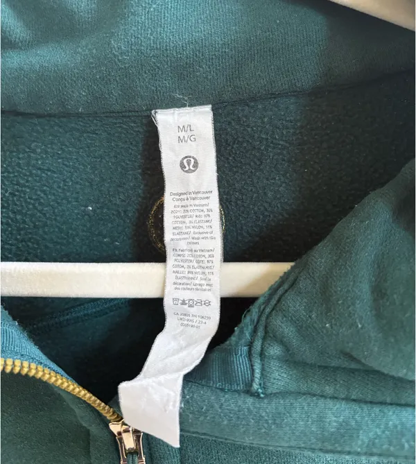 Lululemon Oversized Scuba Funnel Neck Half-Zip - Image 3
