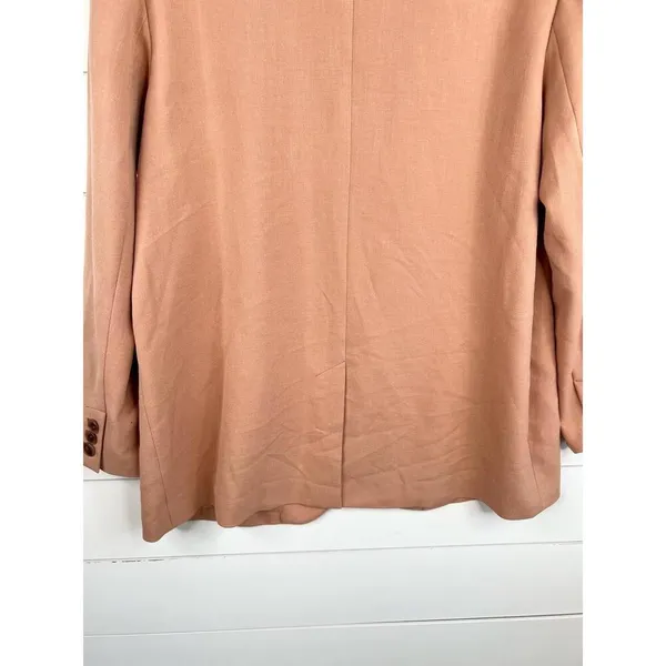 Nordstrom Two Button Notched Lapel Front Pockets Blazer Jacket Sz M Relaxed Fit - Image 6