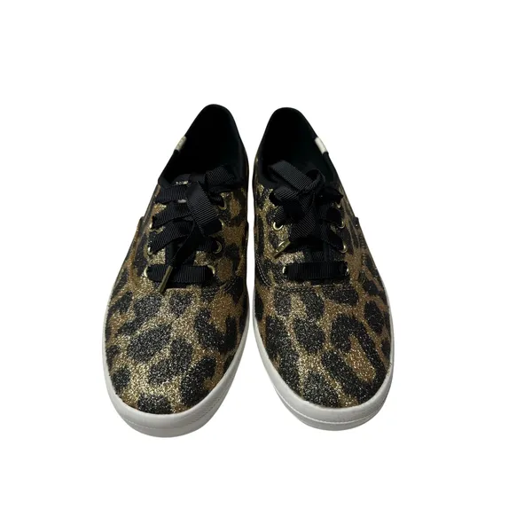 Keds x Kate Spade Leopard Glitter Champion Sneakers Size 7 - Image 5