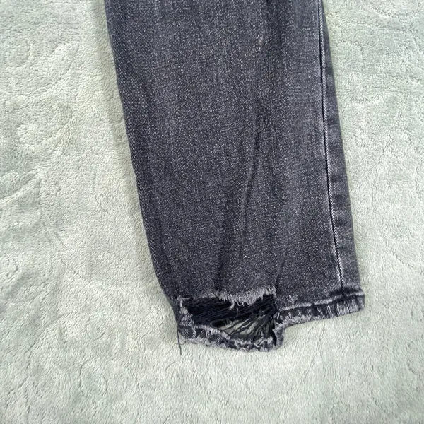 Abercrombie & Fitch 90s Ankle Straight Jeans Womens Sz 4‎ Ultra High Rise Rips - Image 12