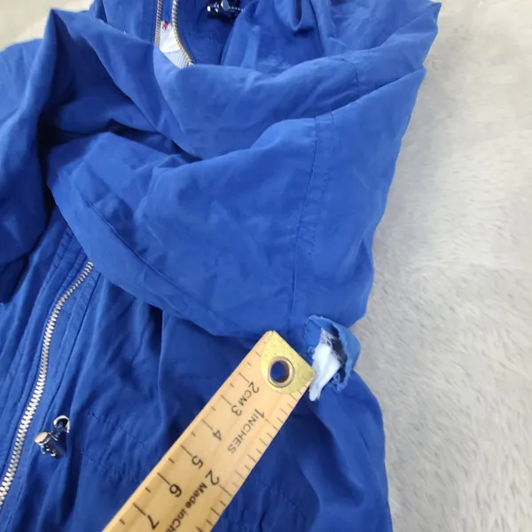 Disney Mickey Mouse Women's Royal‎ Blue Long Full Zip Jacket Size Large - Image 6