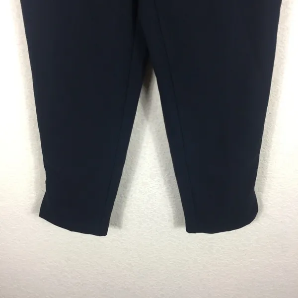 Anthropologie Marin Navy Copley Tapered Pull On Trouser Pants Size Small Preppy - Image 11