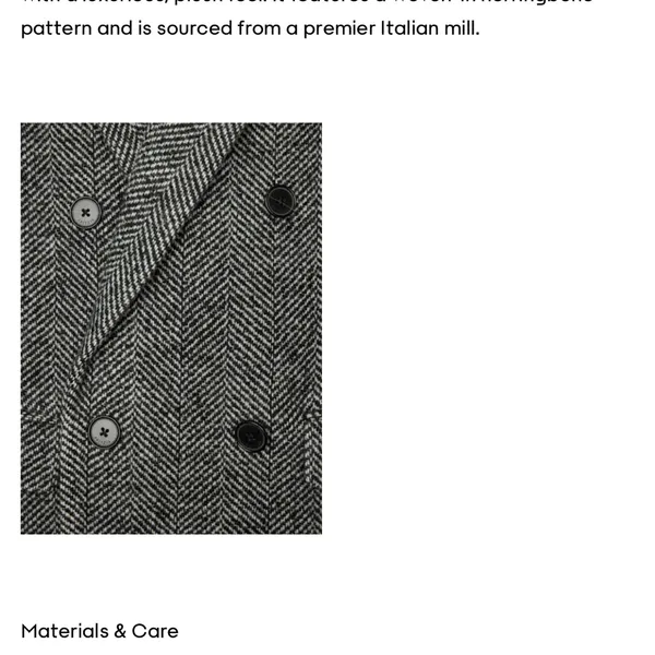 ARITZIA BABATON THE CONSTANT COAT Gray Herringbone Long Coat - Image 6