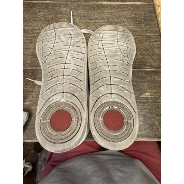Fit Flop Urban‎ White Leather Rally Sneaker Women's Size 11 - Image 10