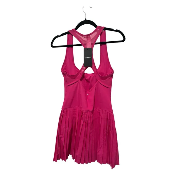 Fabletics Hot Shot Pleated Dress Women Size M Hot Pink Tennis Athletic Skort - Image 5