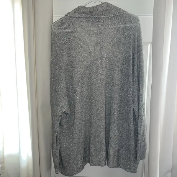 Altar’d State Gray Silver Cardigan Size M - Image 3