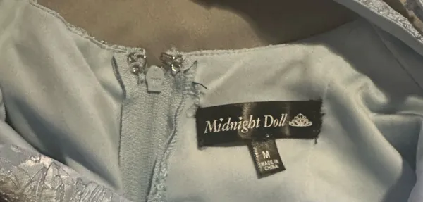 Midnight Doll Blue mini dress - Image 4
