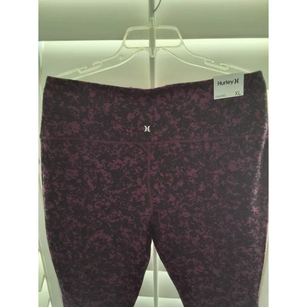 Hurley Size XL Women's Legging pants with 2 zip pockets Blue (MSRP $78) NWT - Image 5