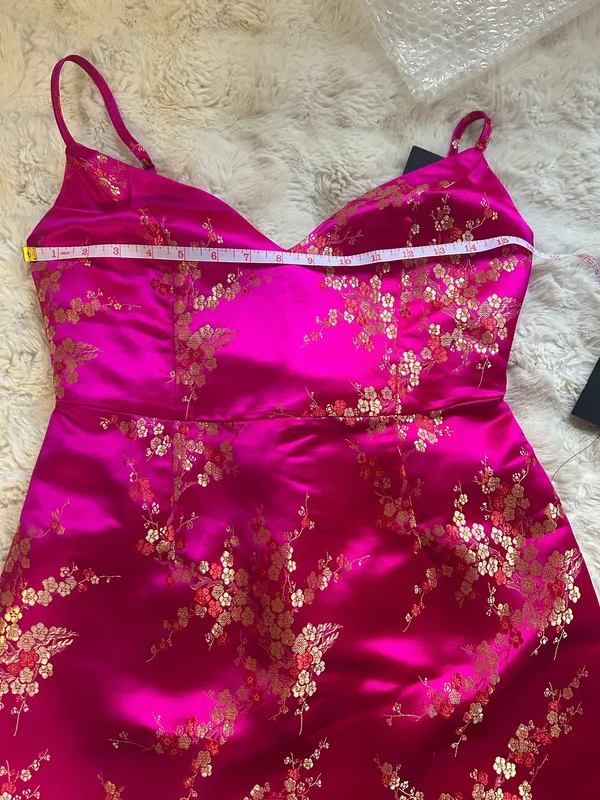 Lulus Fuchsia Satin Mini Dress - Image 11