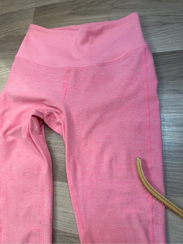 ALO Yoga Alosoft High-waist Lounge Pink Leggings size S - Image 11