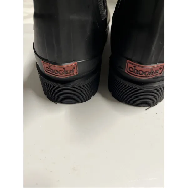 Chooka Everyday Neoprene Ankle Rain Boot Black - Image 5