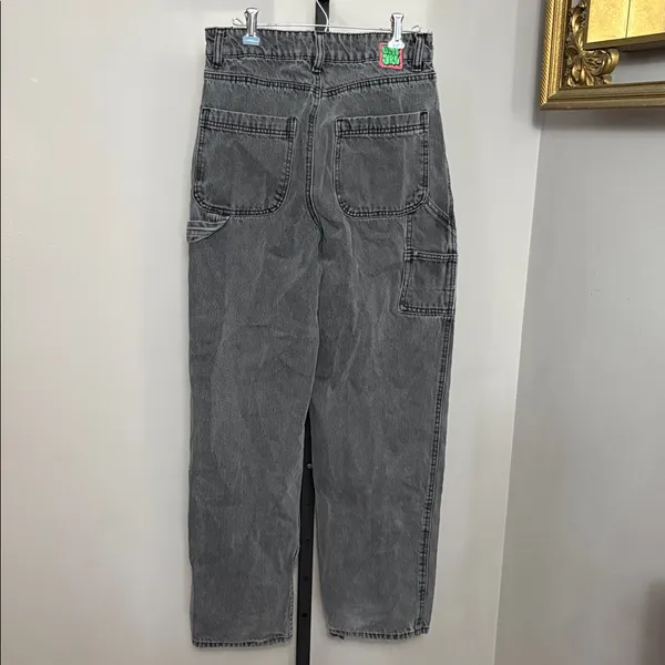 Empyre Tori 90s Size 4 Black Wash Carpenter Skate Jeans Baggy Denim - Image 2