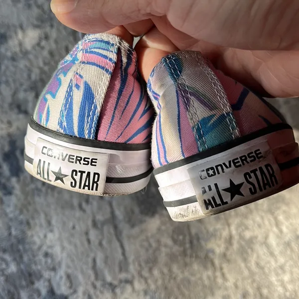 CONVERSE All Star Tropical Floral Print Sneakers Men’s 9 Women’s 11 - Image 12