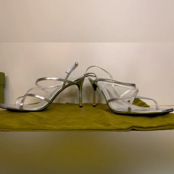 NIB Tory Burch MULTI-STRAP HEELED SANDAL sz9 - Image 10