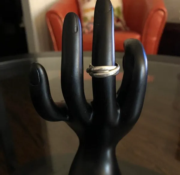 Triple Sterling Silver Ring - Image 2
