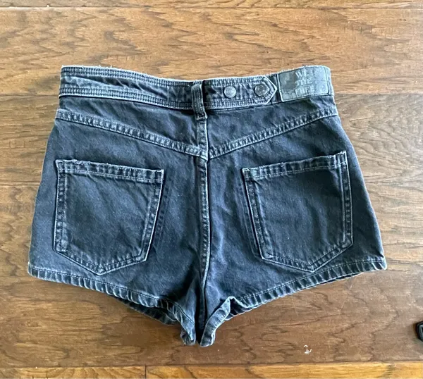 Free People Denim Mini Skort - Image 3