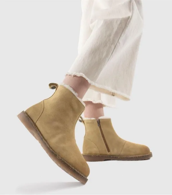 Birkenstock Melrose Genuine Shearling Booties - Image 2