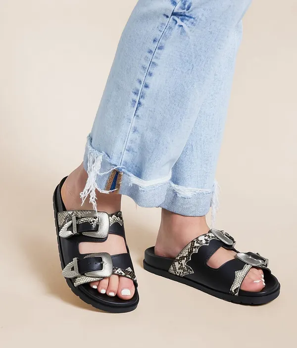Double Strap Western Sandals - Image 8
