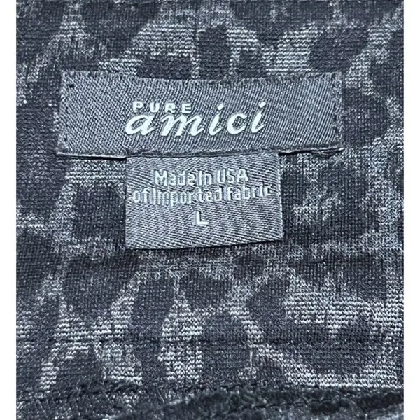 Pure Amici Women’s Size Large Skirt Leopard Print Preppy‎ Classic City Party - Image 8
