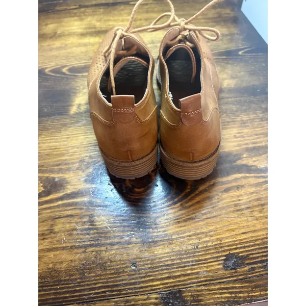 White‎ Mountain Tan Perforated Loarfers Size 8.5 - Image 4