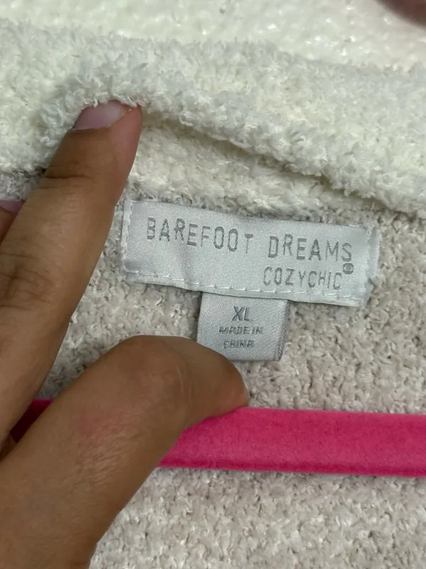 Barefoot dreams cozy In the Wild Long Sleeve Leopard Print Short Robe size XL - Image 7