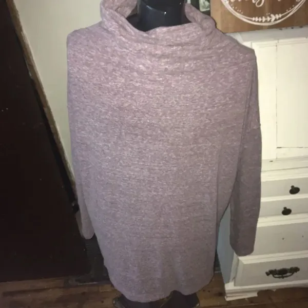 We the Free heathered purple turtleneck S tunic - Image 2