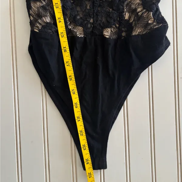 Forever 21 Black Lace Bodysuit‎ - Image 9