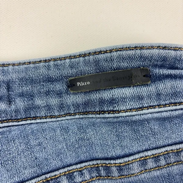 Pilcro High-Rise Denim Legging Jeans Womens 31P Petite Blue Medium Wash Jegging - Image 6