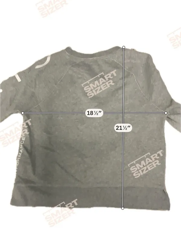 Women's Calvin Klein Grey Pullover Hoodie Medium Long Sleeve Logo Sweater - Image 3