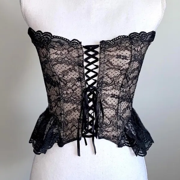 Y2K Victoria’s Secret Lace Corset - Image 2