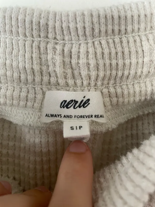 Aerie High Waisted LumberJane Waffle Short - Image 5